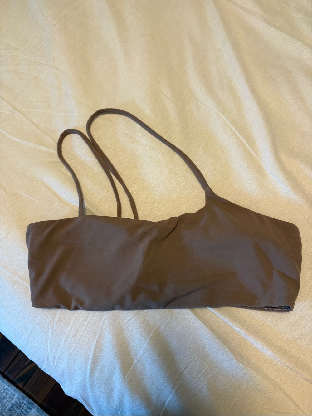 lululemon athletica Brown One-Shoulder sports bra